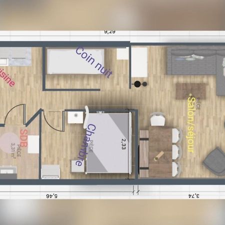 Appartement 6/7 Personnes Pied Des Pistes A Plagne Centre 拉普拉涅 外观 照片