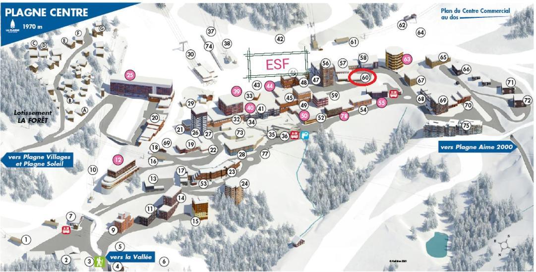 Appartement 6/7 Personnes Pied Des Pistes A Plagne Centre 拉普拉涅 外观 照片